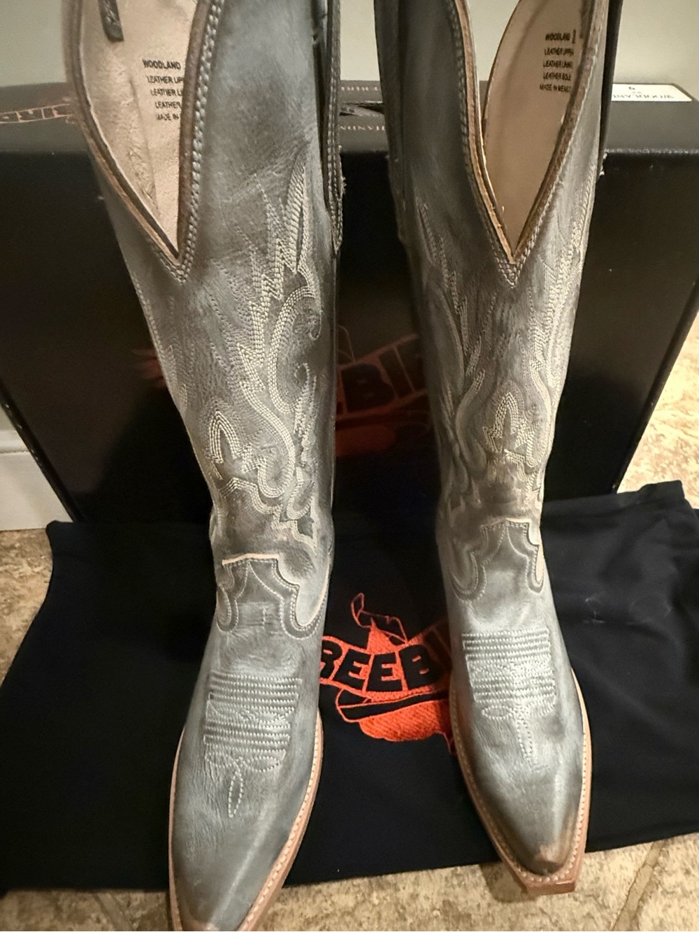 Freebird by Steven Gray Embroidered Pointed-Toe Western Booties